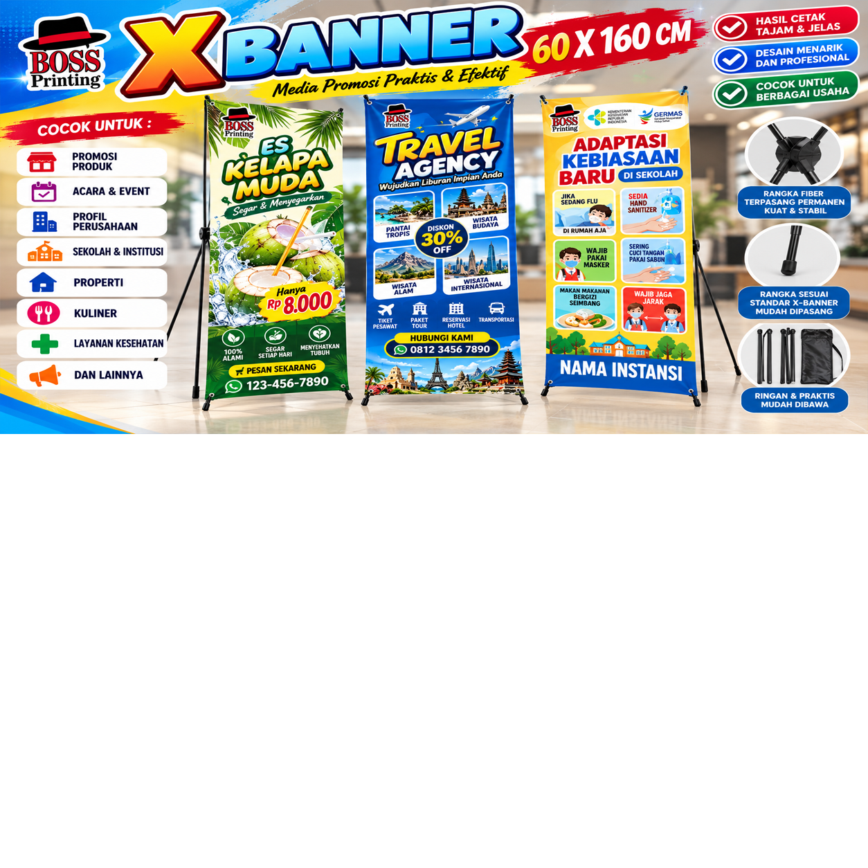 X-Banner Promosi Bekasi