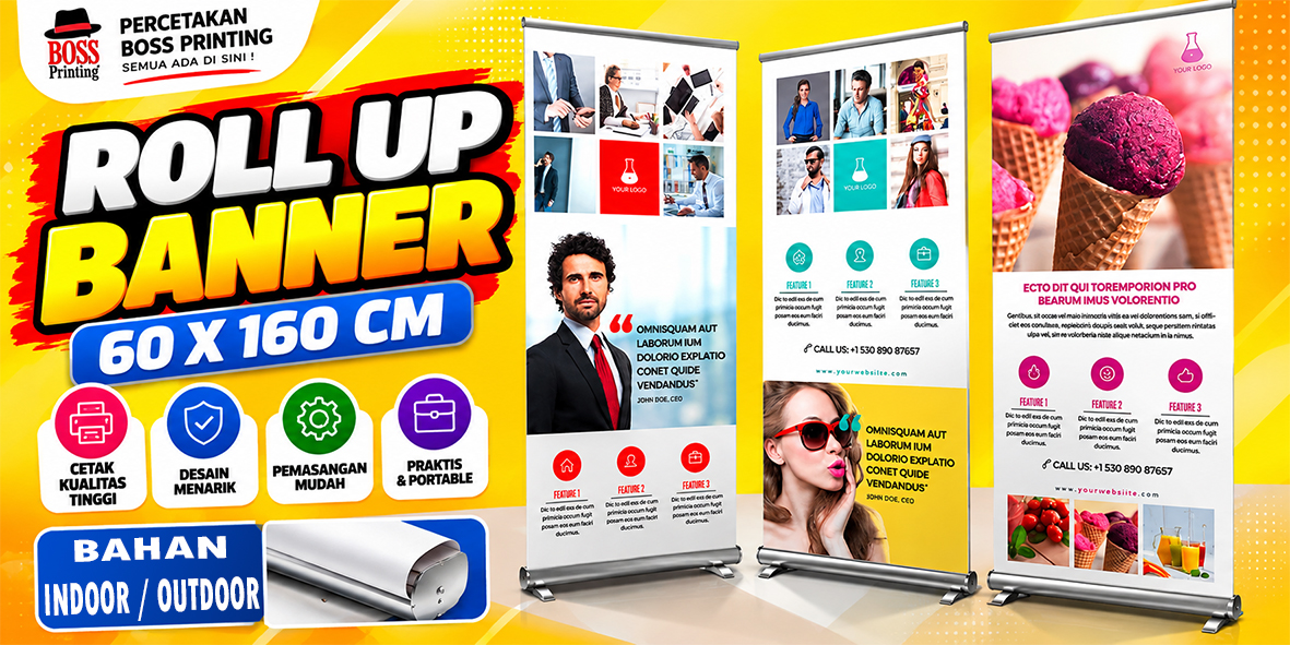 Roll Up banner Bekasi